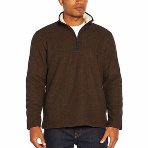 XXL, Orvis Men's Fleece Lined Quarter Zip Pullover